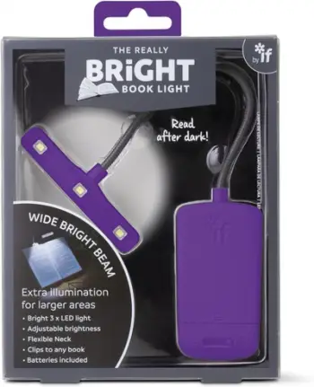 The Really Bright Book Light Purple - If Cardboard Creations Ltd