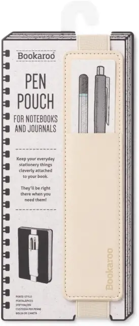 Bookaroo Pen Pouch Cream