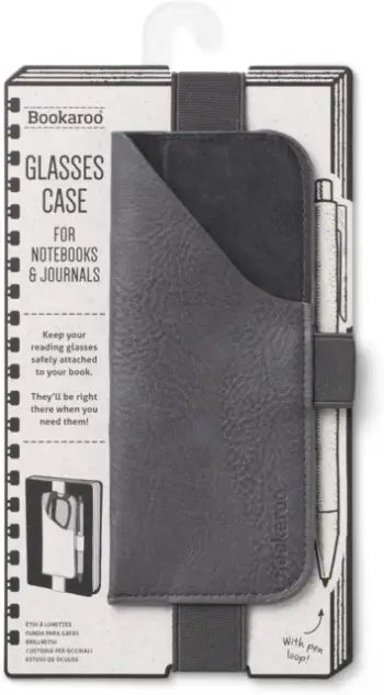 Bookaroo Glasses Case Charcoal