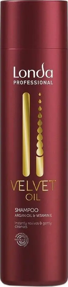 Shampo flokësh Londa Professional Velvet Oil, ushqyese me vaj argani, 250ml