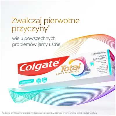 Pasta dhëmbësh Colgate Total Active Fresh Mint, 75 ml, freski mente - 2