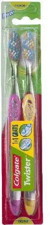 Furçë për dhëmbë Colgate DUO Twister Medium, 2 copë
