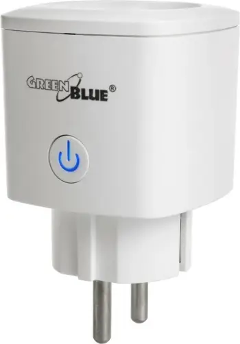 Prizë inteligjente WiFi GreenBlue GB720F, 3680W, matje konsumimi, e bardhë