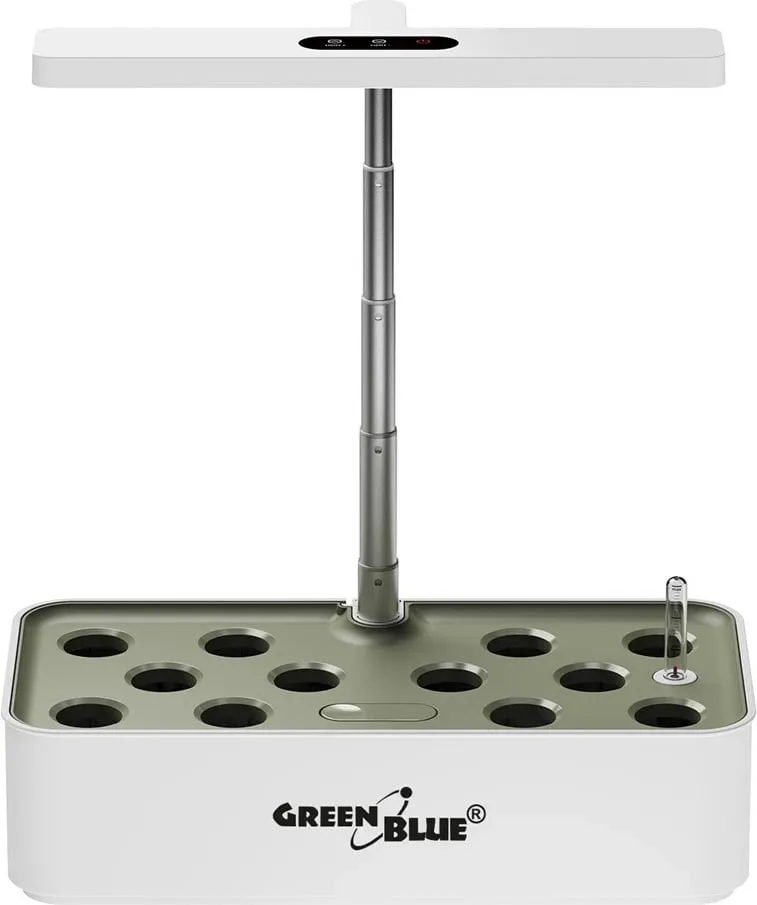 Vazo e mençur GreenBlue GB133 për rritje bimesh, 4L, 12 vende, LED, e bardhë - 5