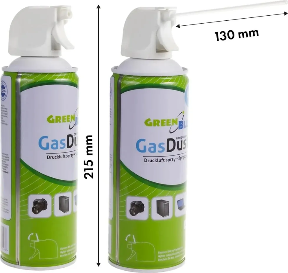 Sprej ajri i kompresum GreenBlue GB400, 400ml, pistol atomizer - 4