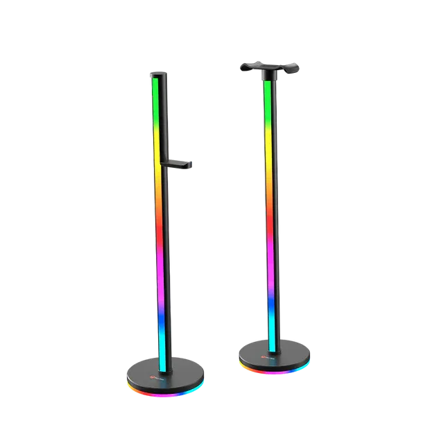 Stand Kufjesh Gaming me dritë RGB Smart Meetion BK300 - 1
