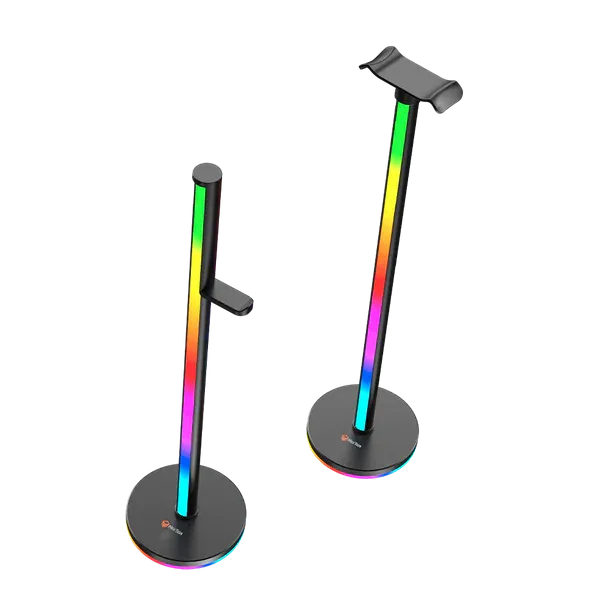 Stand Kufjesh Gaming me dritë RGB Smart Meetion BK300 - 3