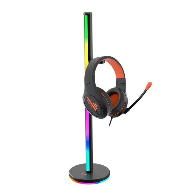 Stand Kufjesh Gaming me dritë RGB Smart Meetion BK300 - 5