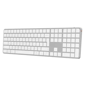 Tastierë pa kabllo Meetion K230MW-01 ikey Quite Slim / 2.4G / Bluetooth Dual Mode / USB Type-C / US / e bardhë