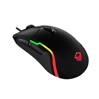 Maus Gaming Meetion G3360 Posedion Seven-stage / 200~12000 DPI / Butona 6+1 / RGB / USB / e zezë