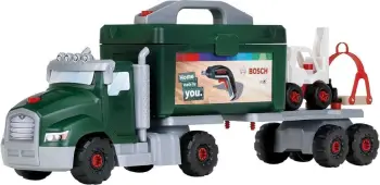 Set lodër Theo Klein Bosch Tool Truck me Ixolino, 86 pjesë, kamion 1:24, shumëngjyrësh