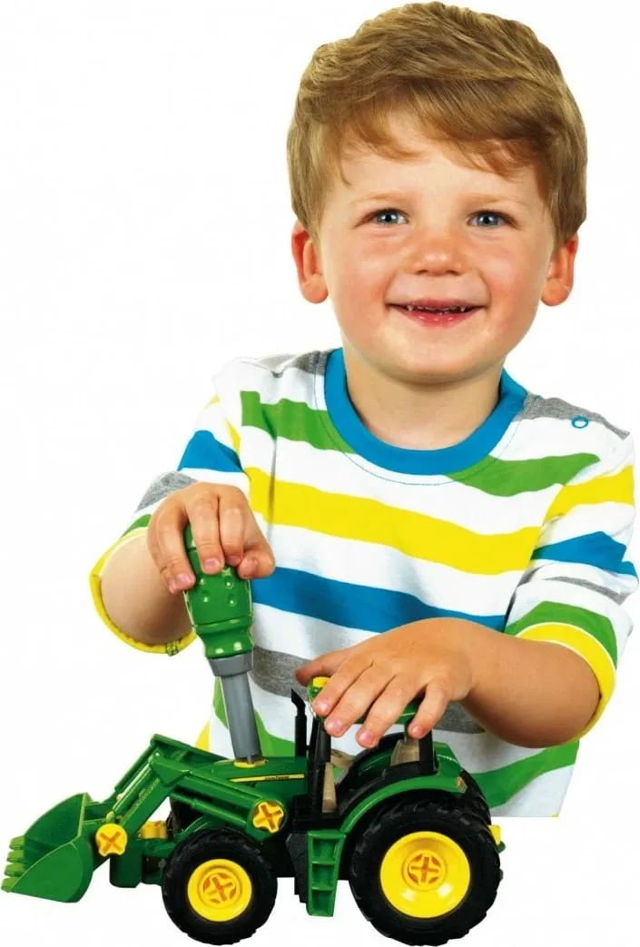 Traktor lodër Klein John Deere, i gjelbër - 4