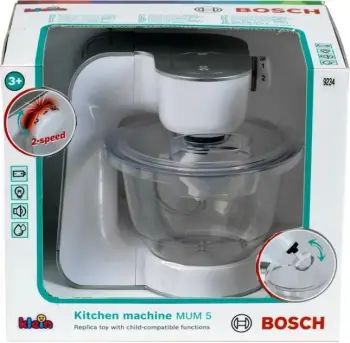 Lodër mikser kuzhine për fëmijë Bosch MUM 5, me zë realist, me 2 shpejtësi, gri