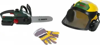 Set lodër Theo Klein Bosch Forest Worker 8197, me motor-sharrë, për fëmijë 3+