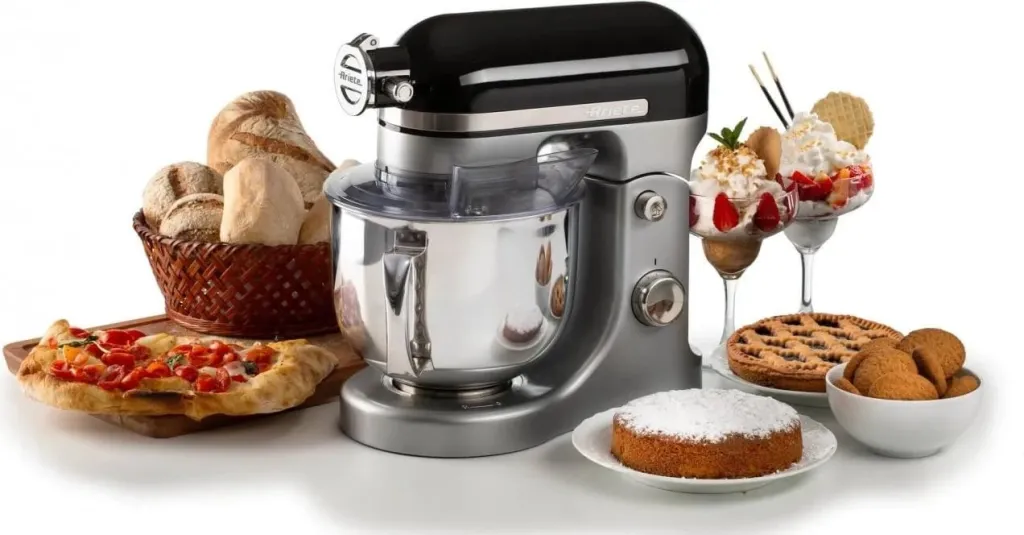 Mikser Ariete Moderna 1589/02, 5.5L, 1600W, zi-argjend - 5