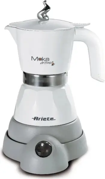 Makina për kafe Ariete, e bardhë-hiri