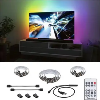 Shirit LED për TV Paulmann 78880, 2m, RGB USB, me telekomandë