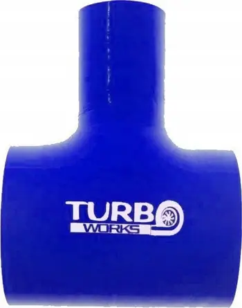 Lidhës silikoni T TurboWorks Blue 32-25mm, rezistent ndaj presionit, blu