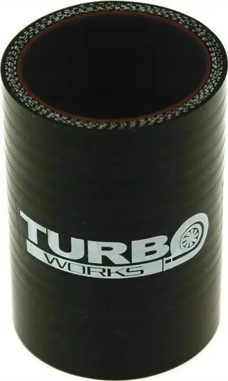 Lidhës silikoni TurboWorks Connector, diametër 10mm, i zi