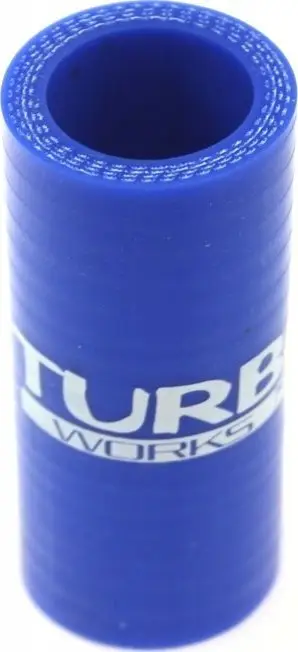 Zorrë silikoni TurboWorks Blue 30mm, përforcuar, blu