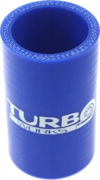 Lidhës silikoni TurboWorks Connector, 38mm, i kaltër