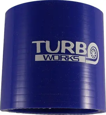 Lidhës silikoni TurboWorks Blue, 51mm, 80mm, blu