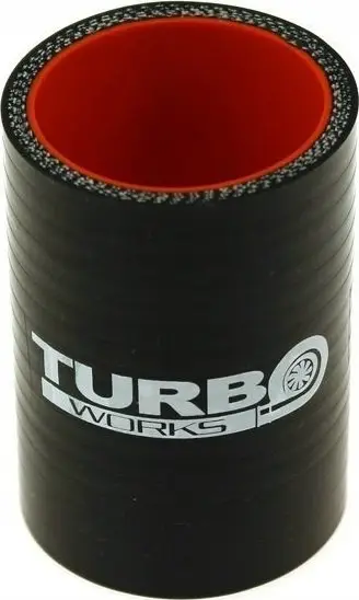 Lidhës gome TurboWorks Pro, diametër 20mm, gjatësi 80mm, i zi