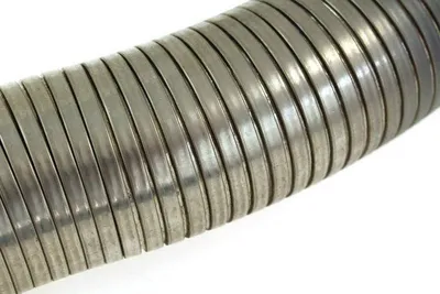 Lidhës auspuhi TurboWorks Flex, 63x300mm, inox, argjendtë - 4