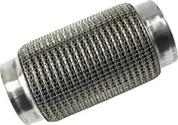 Lidhës fleksibël shkarkimi TurboWorks, 76x250mm, çelik inox 304, argjendtë