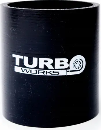 Lidhës silikoni TurboWorks Connector, diametër 32mm, rezistent temperaturës, i zi