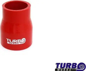 Reduktues drejt silikoni TurboWorks, 45 63mm, i kuq