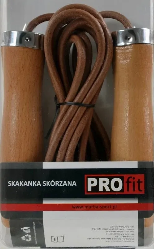 Litar kërcimi prej lëkure PROFIT DROP DK 1019 - 2