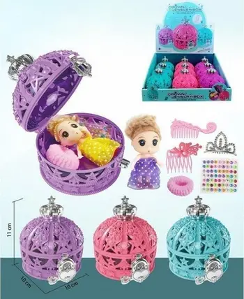 Kukull Trifox Doll me aksesorë, përzierje ngjyrash
