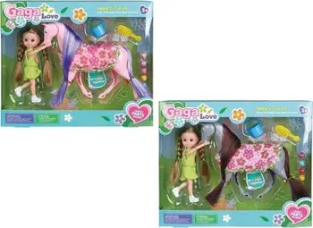 Set lodër Trifox Doll me kalë dhe aksesorë