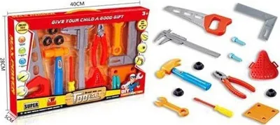 Set veglash Trifox Tool Set, 14 pjesë, me kuti plastike - 1
