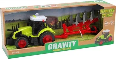 Lodër traktor Trifox me rimorkio, me tinguj, shumëngjyrësh - 1