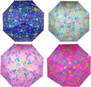 Çadër Trifox Umbrella Owls MIX, dizajn me kukuvajka, shumëngjyrëshe
