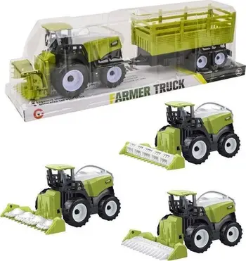 Lodër traktor bujqësor Trifox me rimorkio, modele të ndryshme, MIX