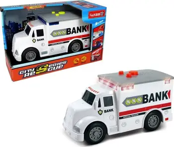Furgon lodër Trifox Battery Powered Bank Van, me drita dhe tinguj, me bateri, shumëngjyrësh