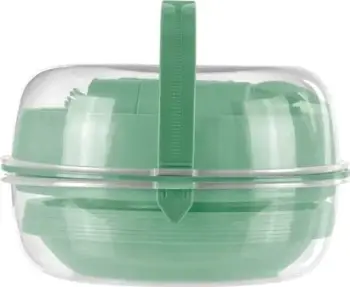 Set kampingu CURVER 262888, enë plastike, formë rrethore, transparent, me dorezë