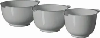 Set tasa për përzierje Curver, 3 copë, 1.5L 2L 2.5L, gri e hapur