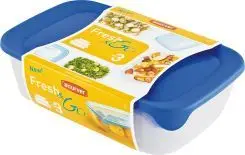 Set enësh plastike Curver Fresh&Go, 0.5L 1L 2L, shumëngjyrësh
