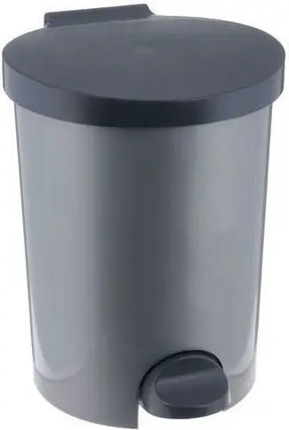 Kosh mbeturinash Curver, 15 L, i zi / i hirtë