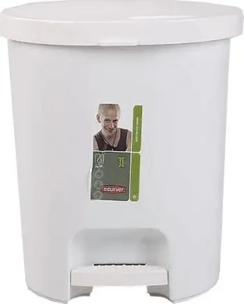 Shportë mbeturinash Curver, 25 l, e bardhë