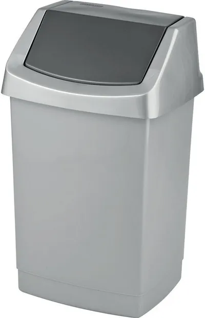 Shportë mbeturinash Curver Click-It, 50 L, e hirtë - 1