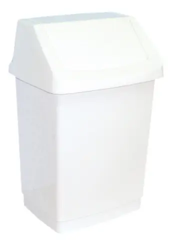 Kosh mbeturinash Curver Click-It, 25 L, i bardhë