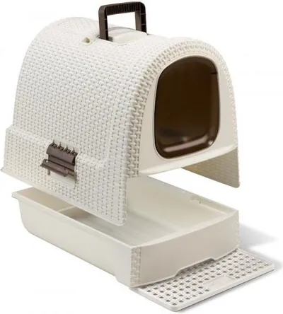 Tualet për mace Curver, bezhë - 2