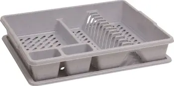 Tharëse enësh Curver Dish Dryer me tabaka, gri