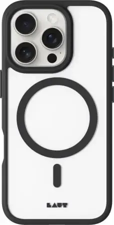 Mbështjellës LAUT Huex Protect MagSafe për iPhone 16 Pro, i zi
