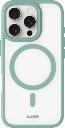 Mbështjellës LAUT Huex Protect MagSafe për iPhone 16 Pro, Mint - 1